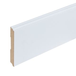 Co-pro folieplint praag wit 120x15