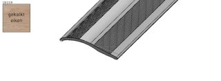 Co-pro overgangsprofiel zelfklevend 4 tot 18mm eik kalk