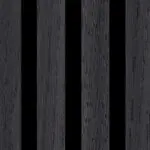 Silentlines lattenwand zwart eiken