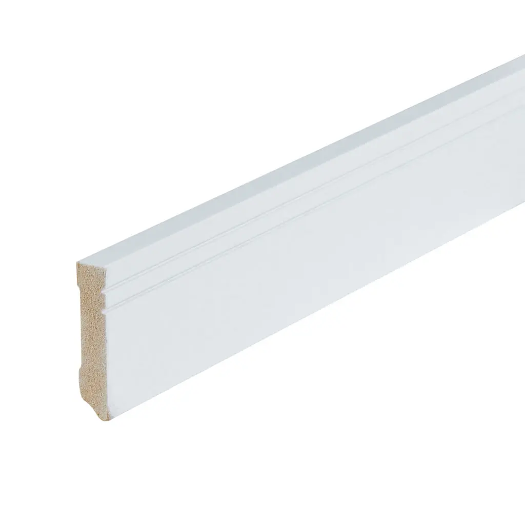 Co-pro gelakte plint milaan wit 70x15