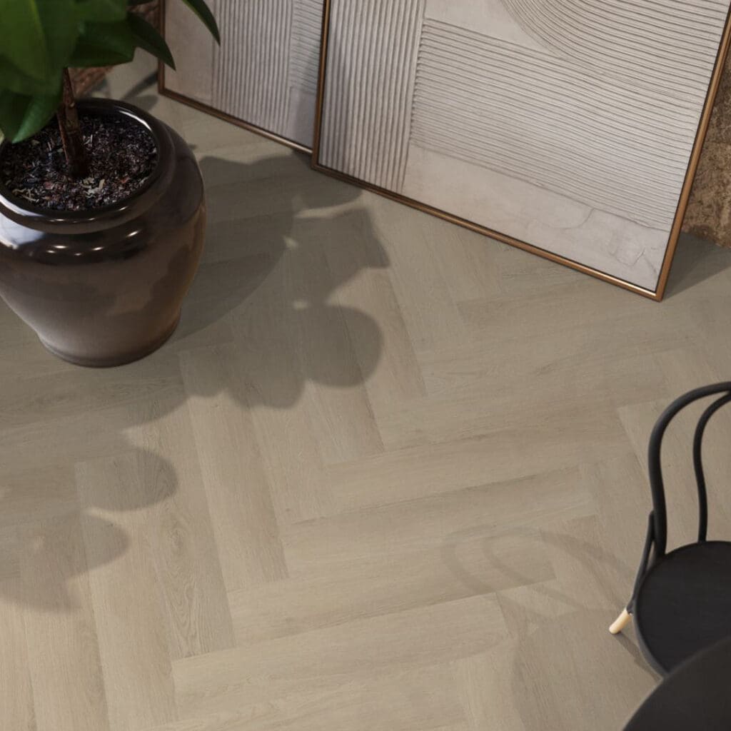 YUP Merton herringbone dryback beige