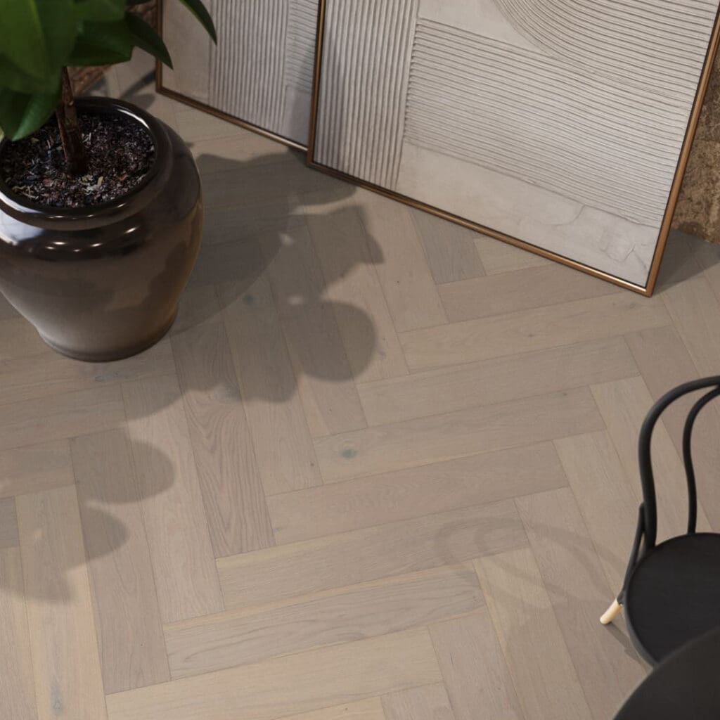 Beverly Hills visgraat rustiek wit 4102