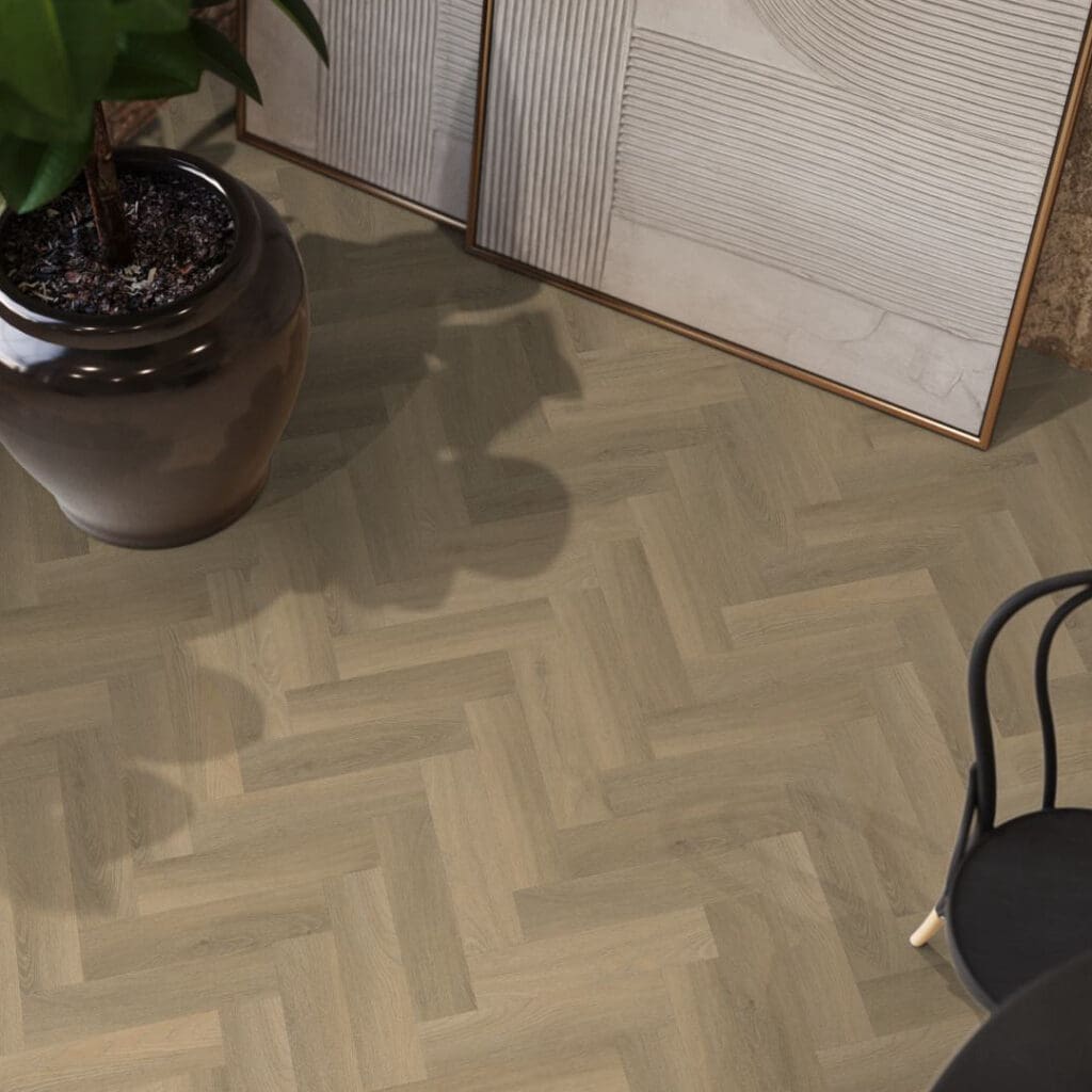 YUP Herringbone dryback small natural