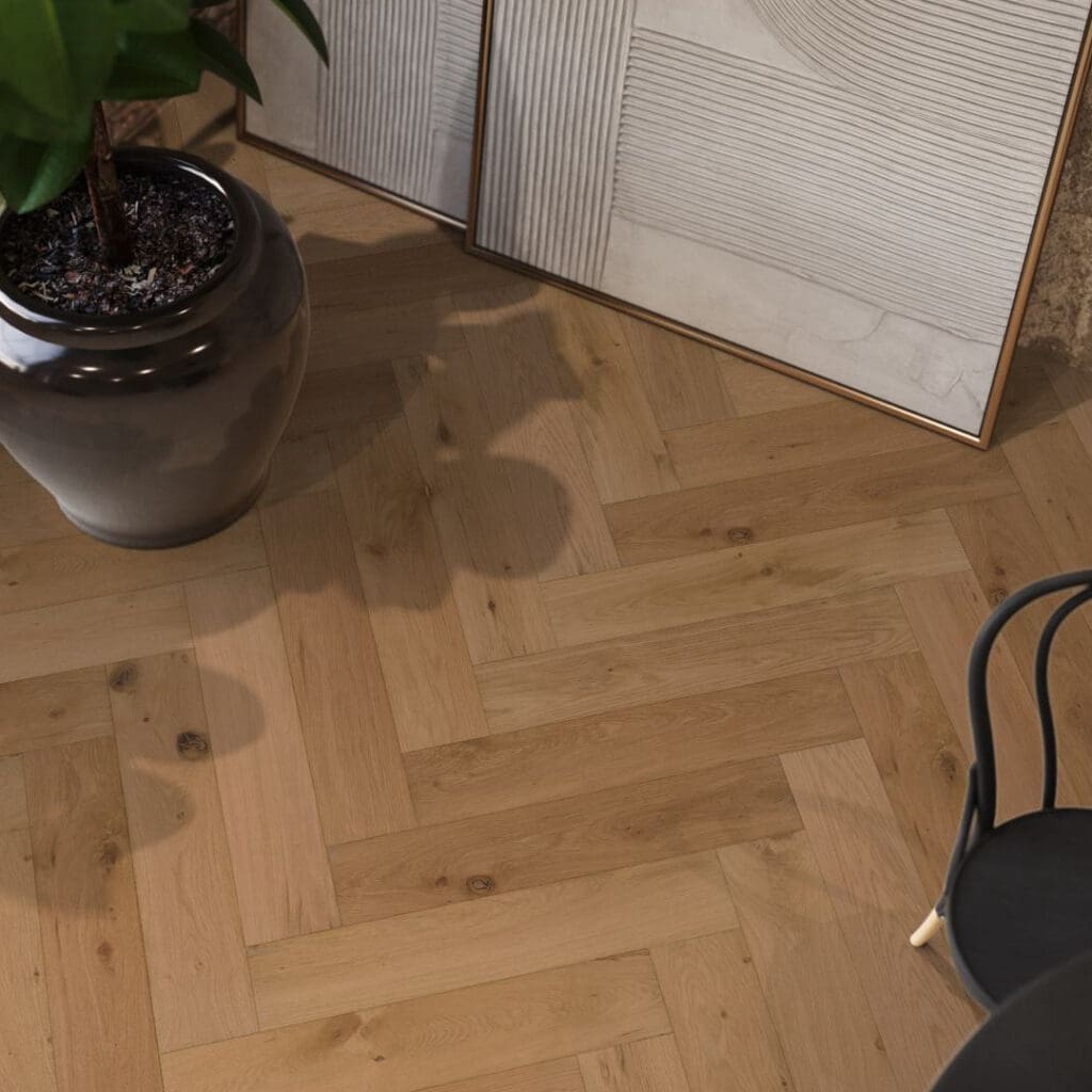 Beverly Hills visgraat rustiek naturel 4101