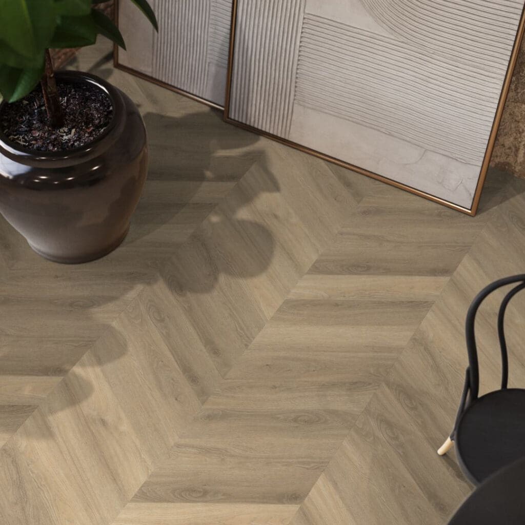 YUP Chevron dryback beige