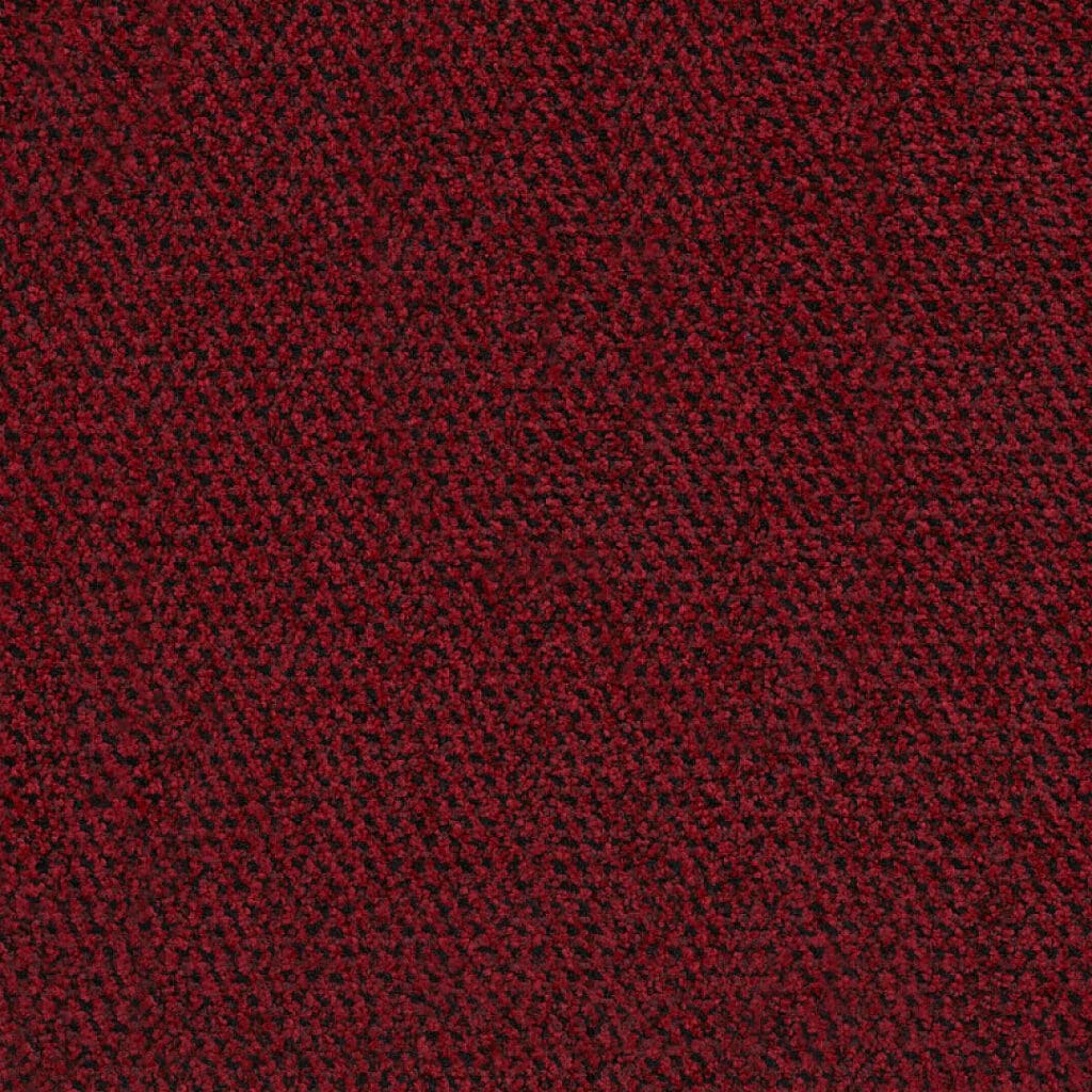 Salon vuurrood 1005 | 200cm - incl. 2x2,5cm stootrand