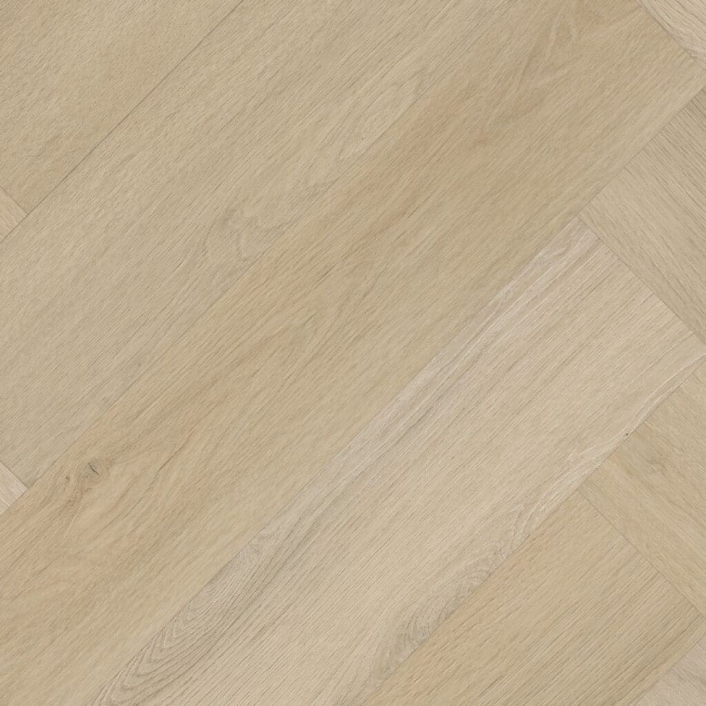 YUP Mayfair herringbone dryback light oak