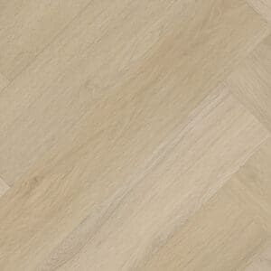 YUP Mayfair herringbone dryback light oak