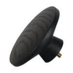 Lattenwand accessoire houten knop zwart