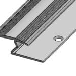 Co-pro tapijtprofiel dubbel rvs