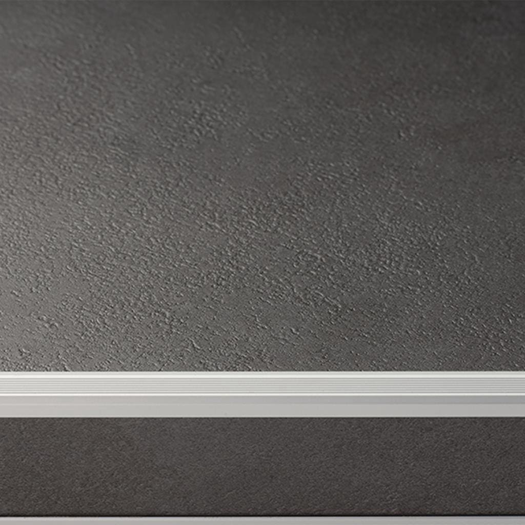 Co-pro trapprofielset pvc zilver 4x130cm.