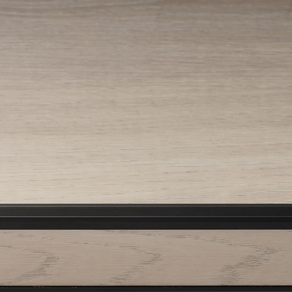 Co-pro trapprofielset pvc zwart 4x130cm.