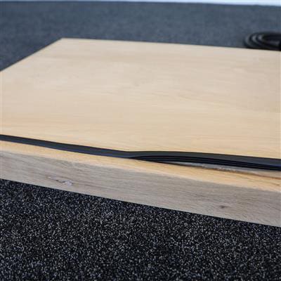 Co-pro antislipprofiel zwart hard rubber