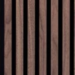 Silentlines lattenwand walnoot