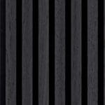 Silentlines lattenwand zwart eiken