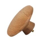 Lattenwand accessoire houten knop licht eiken