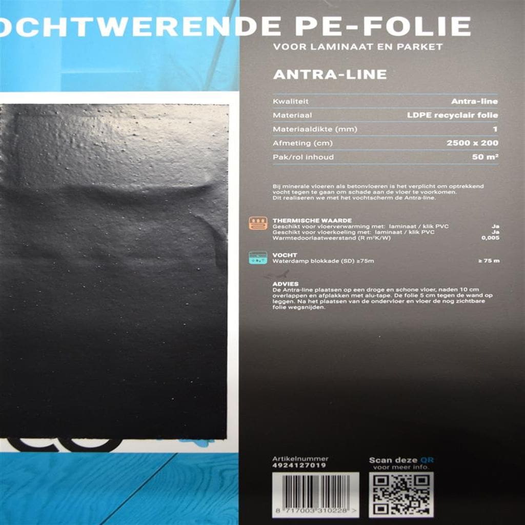 Co-pro antra-line dampfolie 50m2