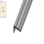 Co-pro hoekprofiel zelfklevend 10mm eik wit