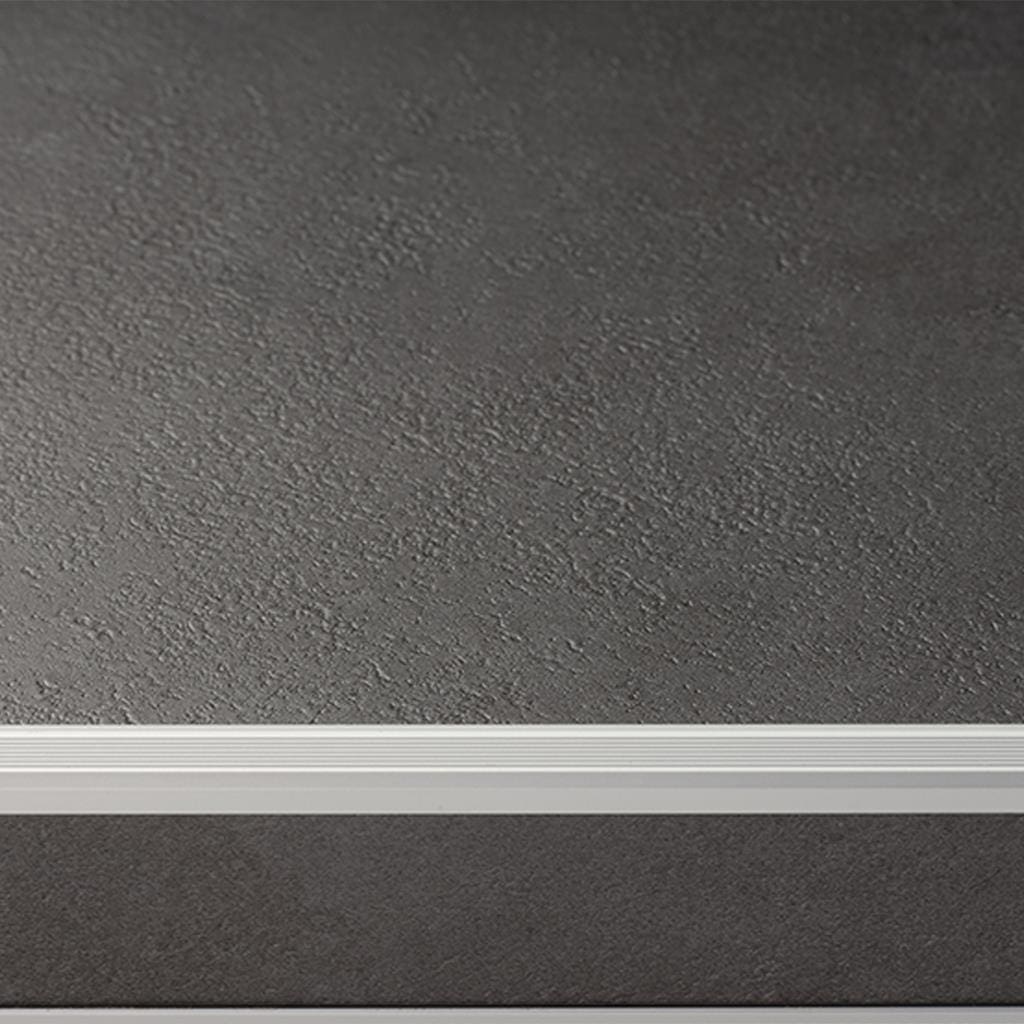 Co-pro trapprofielset pvc zilver 4x130cm.