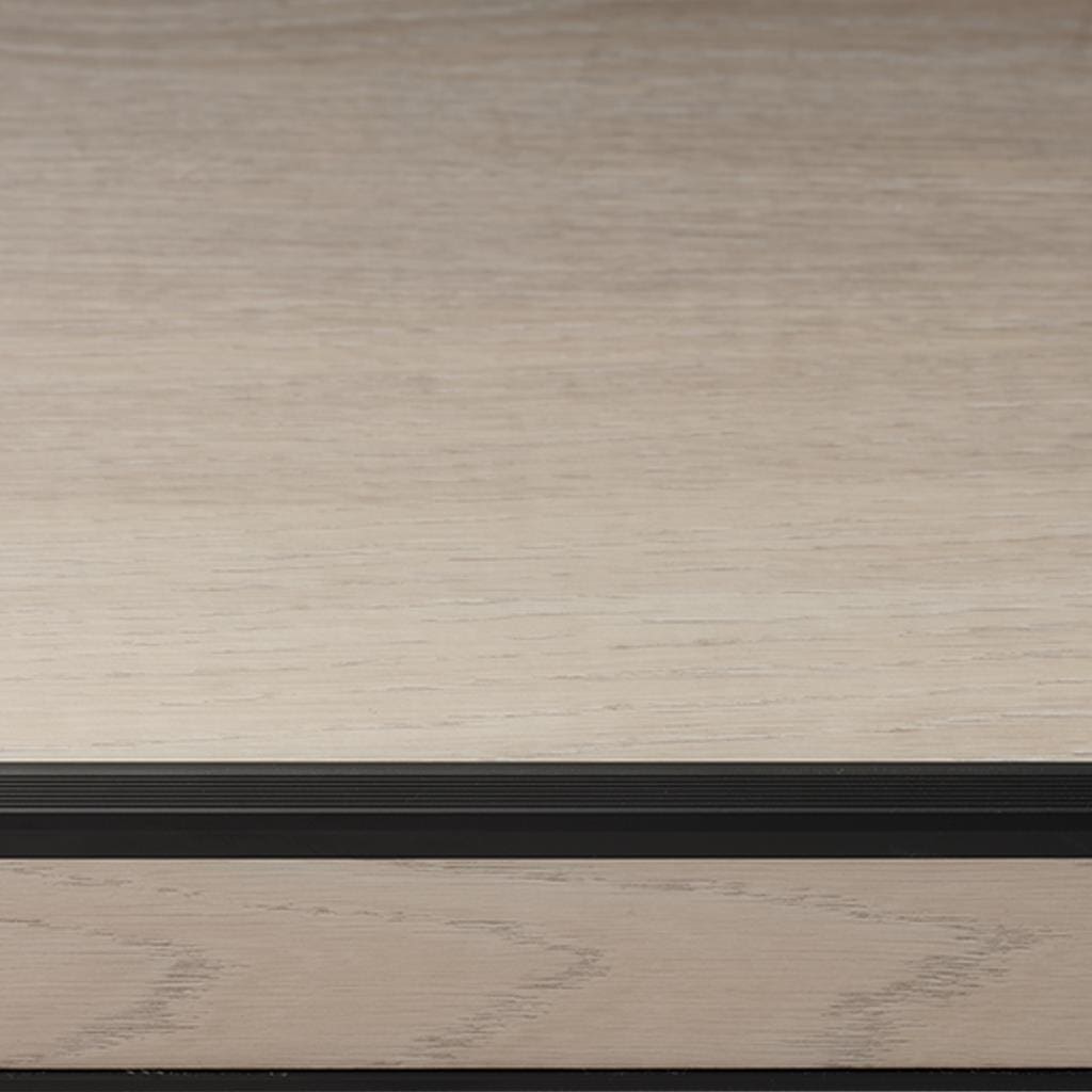 Co-pro trapprofielset pvc zwart 4x130cm.