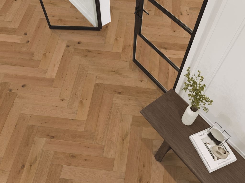 Beverly Hills visgraat rustiek naturel 4101