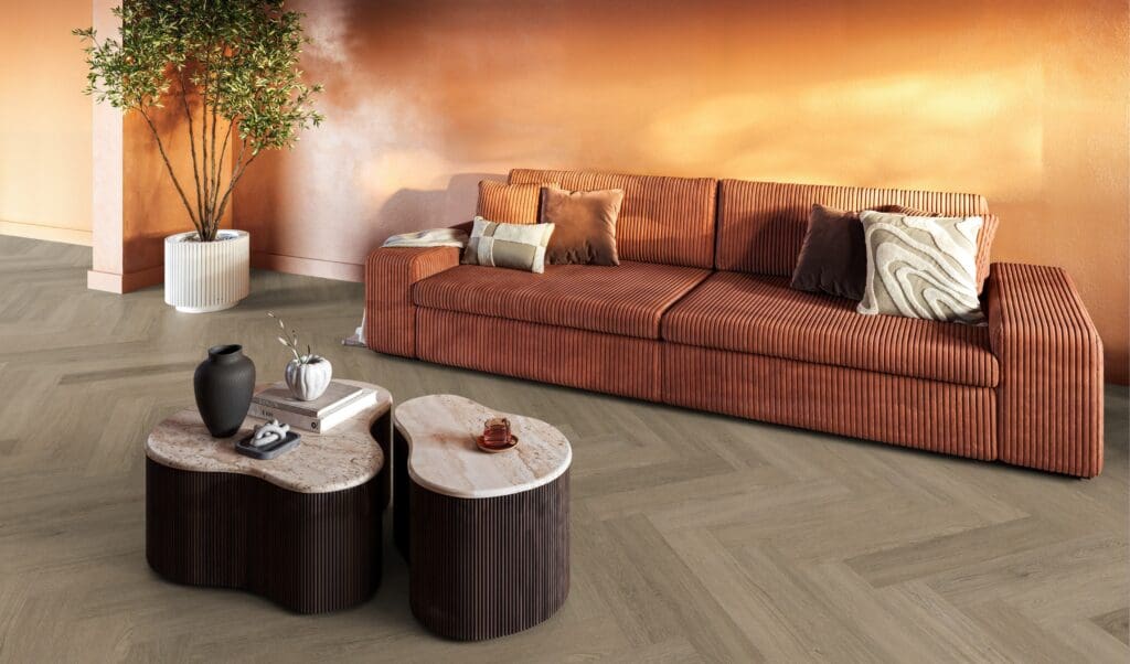 YUP Sutton herringbone click SRC smoky