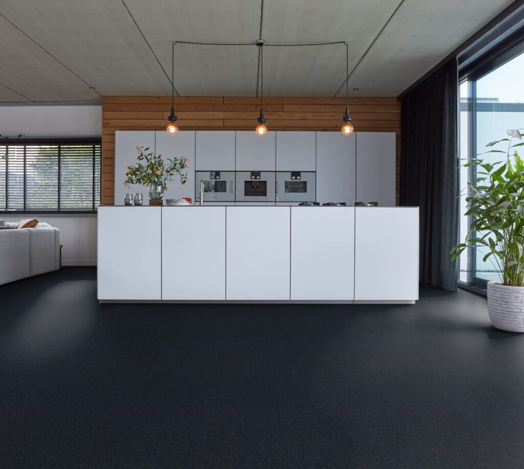 Passage donkerblauw 0715  | 200cm - incl. 2x2,5cm stootrand