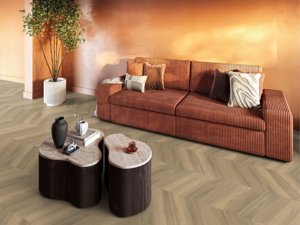 YUP Paddington Chevron dryback natural