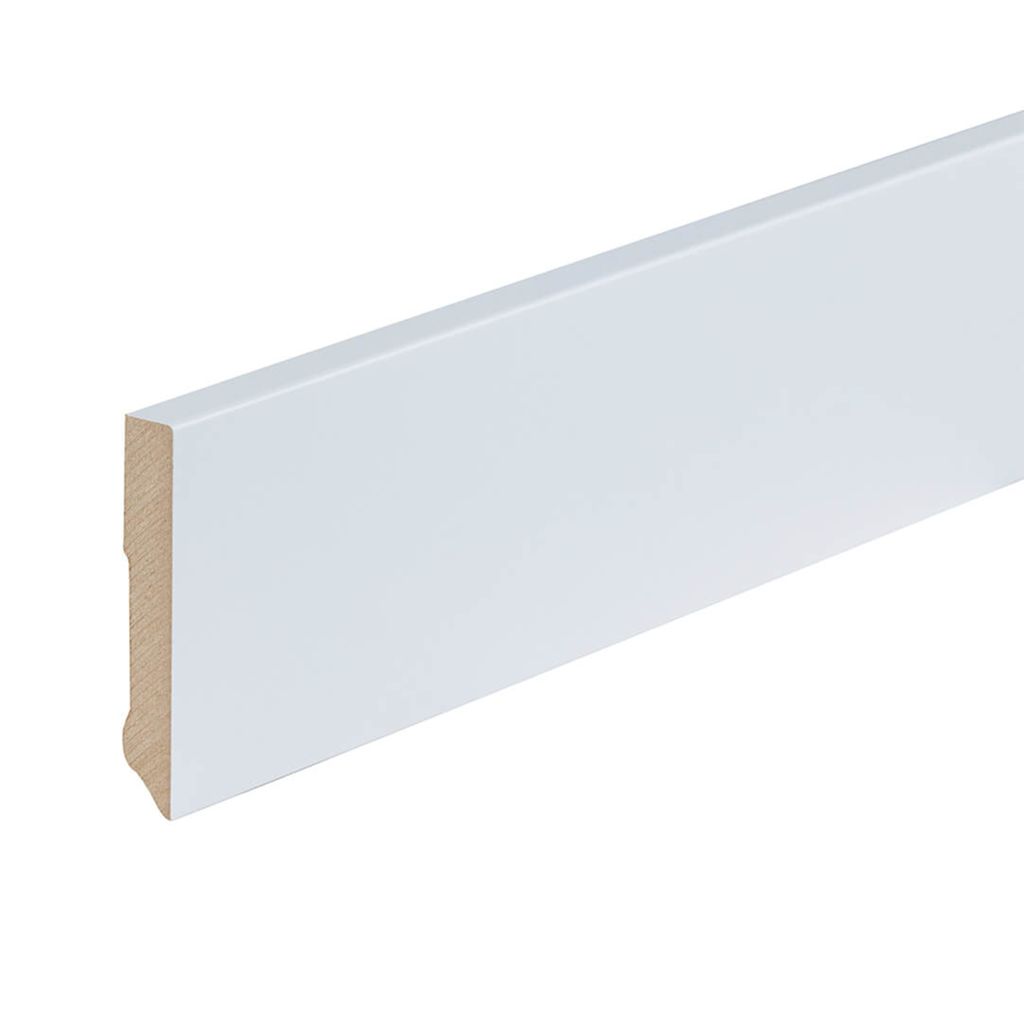 Co-pro folieplint amsterdam wit 90×15