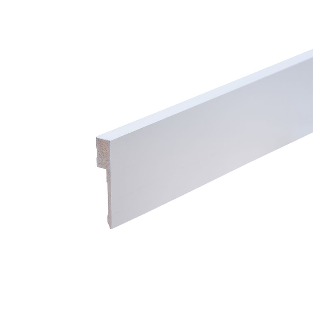 Co-pro gelakte renovatieplint amsterdam wit 90x18