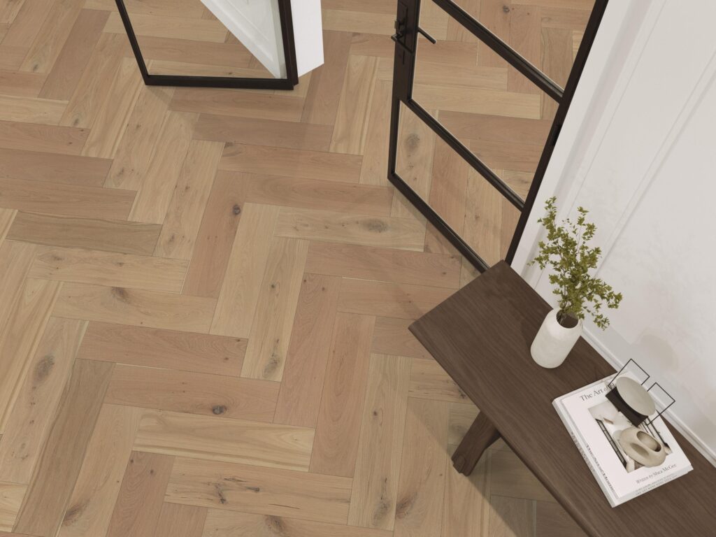 Reseda visgraat rustiek blank 5195