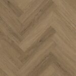 YUP Sutton herringbone dryback light brown