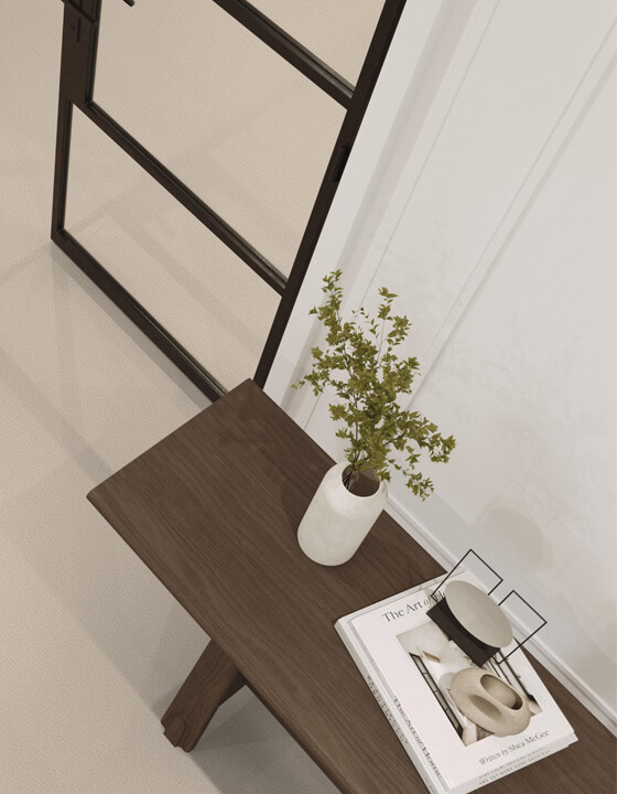 Beige tapijt