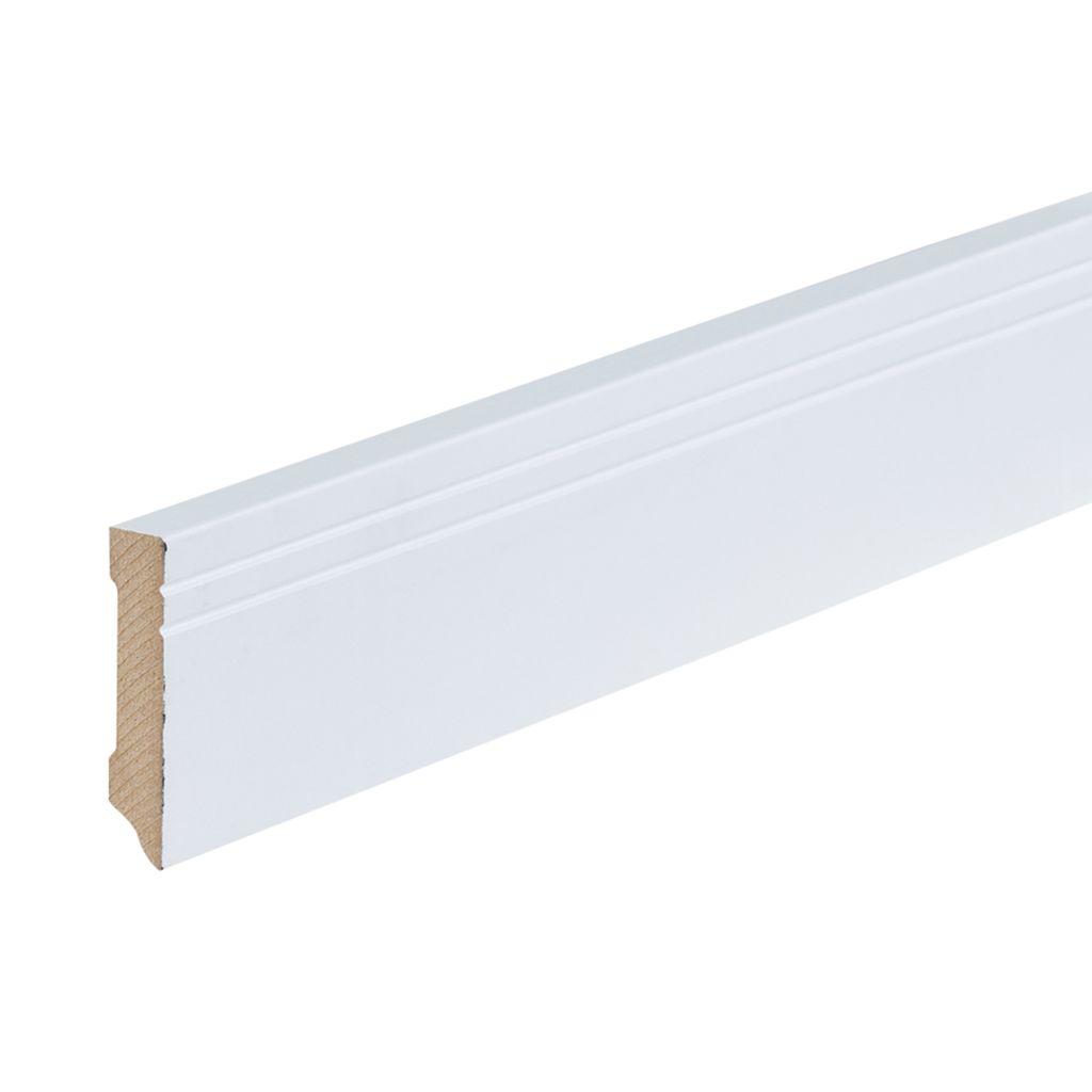 Co-pro folieplint milaan wit 70×15