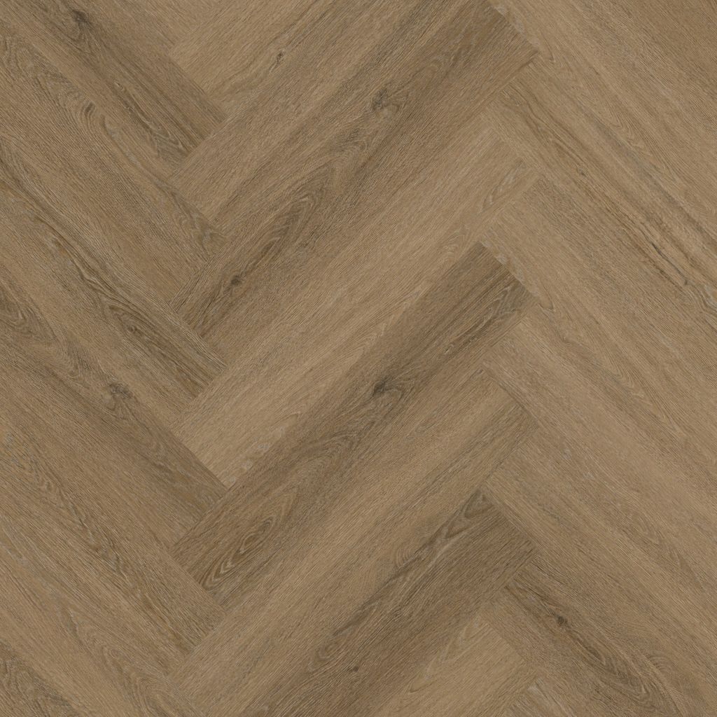 YUP Sutton herringbone dryback light brown