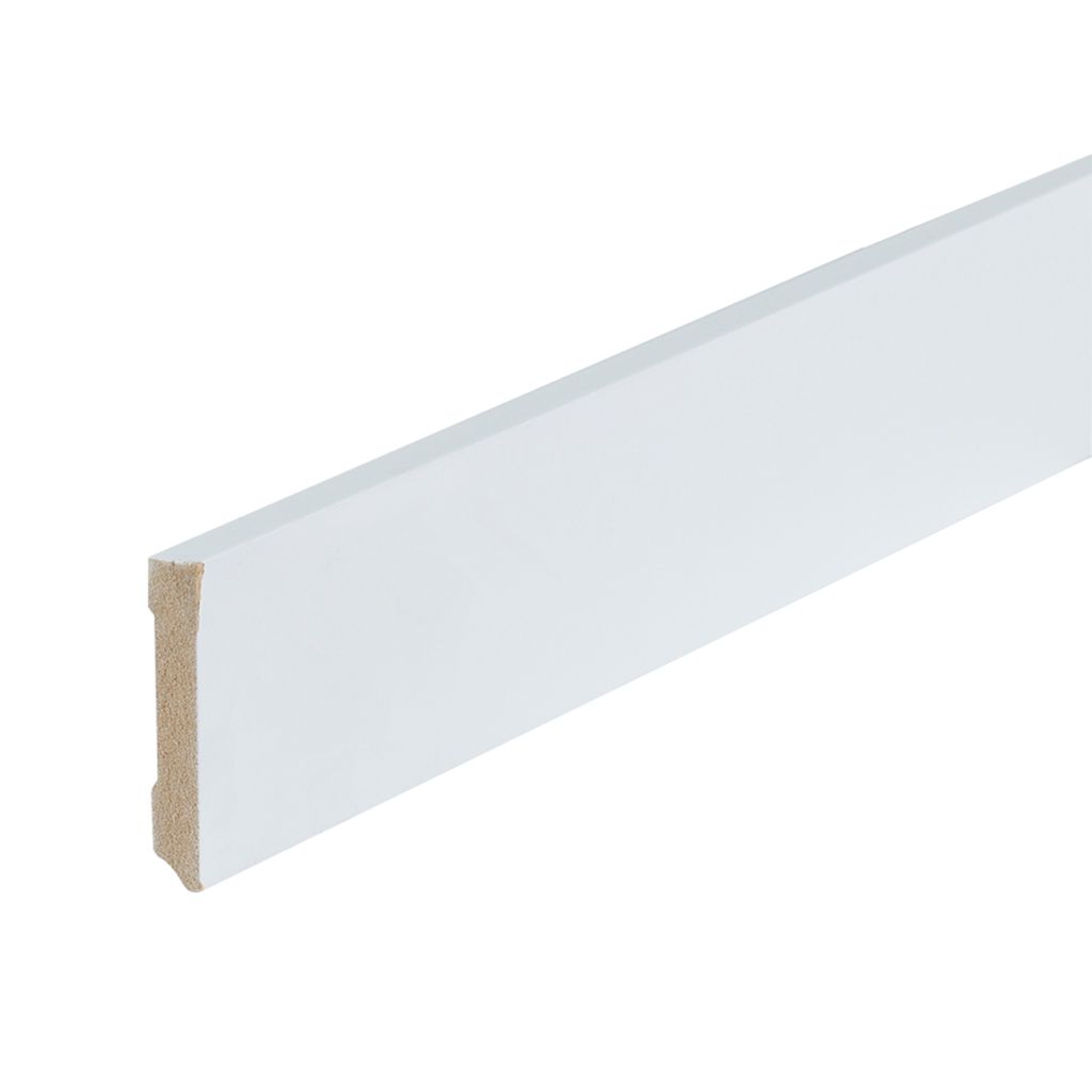 Co-pro gelakte plint amsterdam wit RAL 9010 70x12