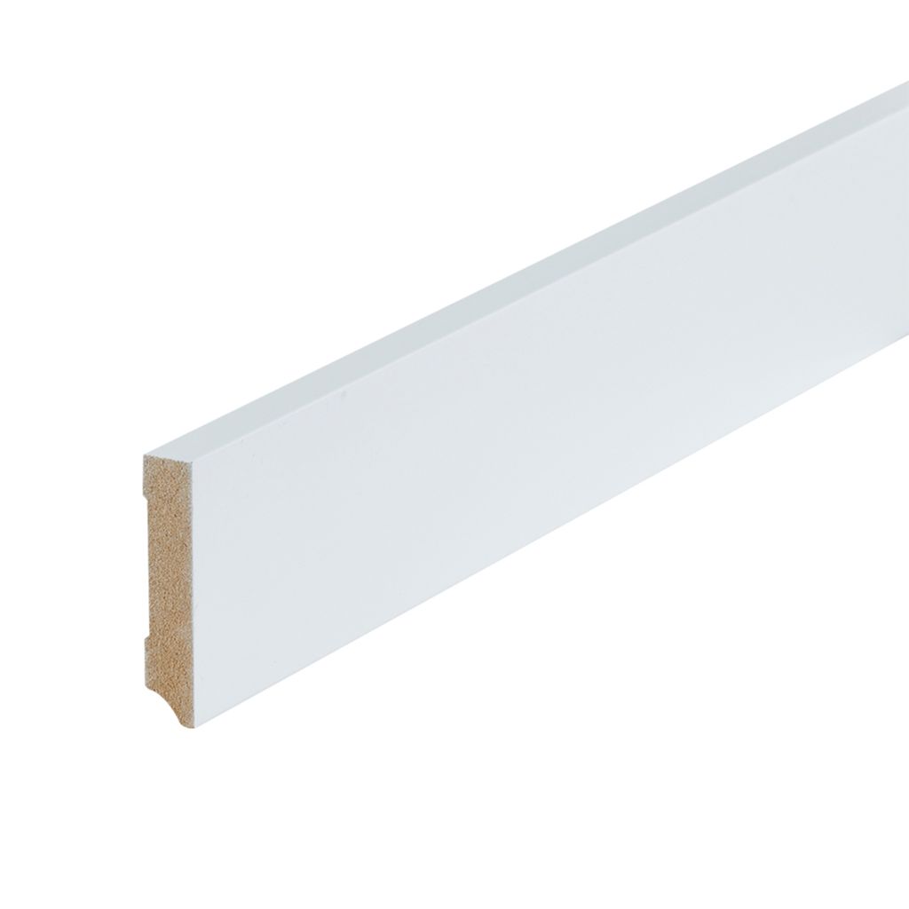 Co-pro gelakte plint amsterdam wit RAL 9010 70x15
