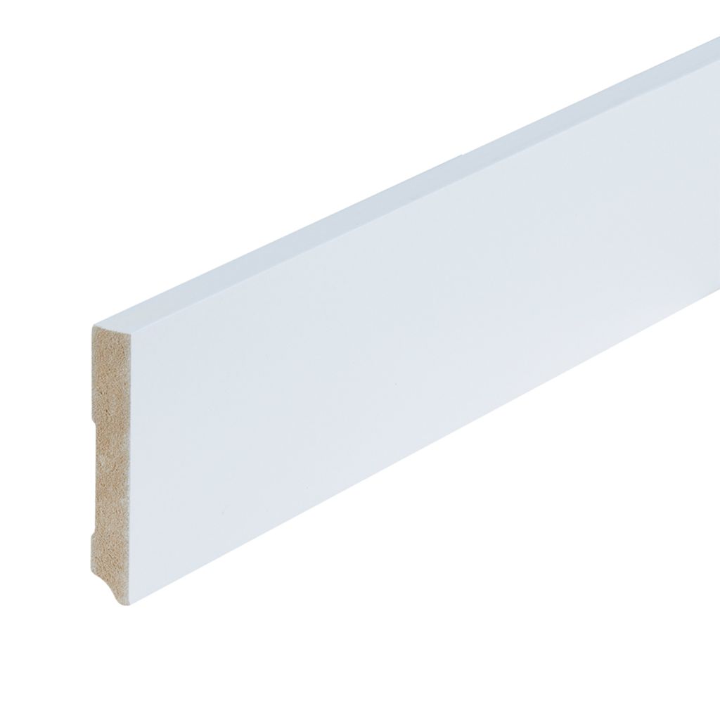 Co-pro gelakte plint amsterdam wit RAL 9016 90x15