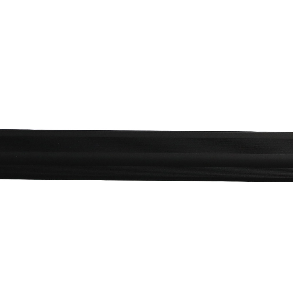 Co-pro overgangsprofiel zelfklevend 4 tot 18mm antraciet/zwart