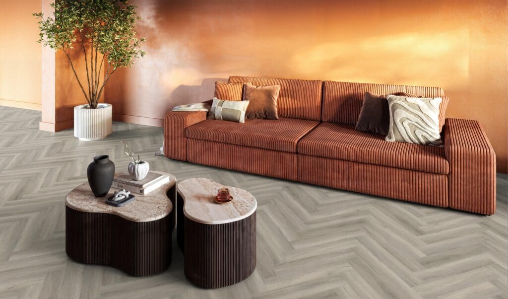 YUP Paddington herringbone click SRC grey