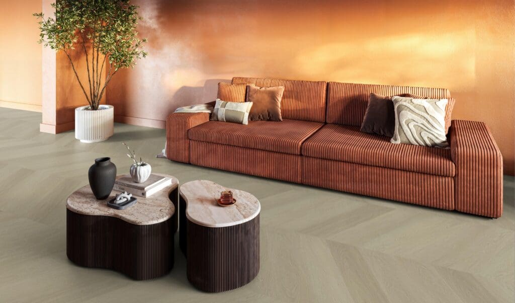 YUP Fulham chevron dryback smoky