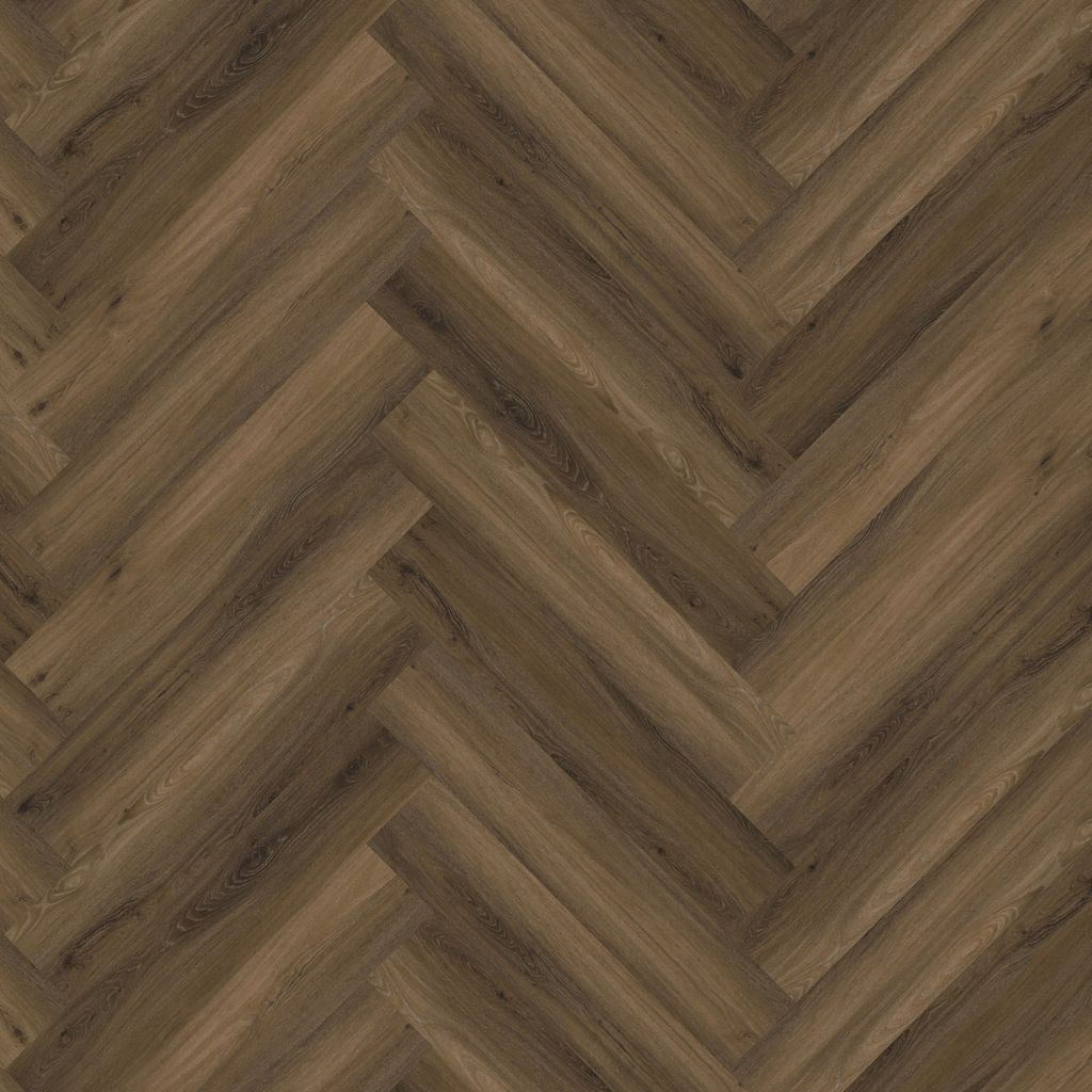 YUP Paddington Herringbone dryback warm brown