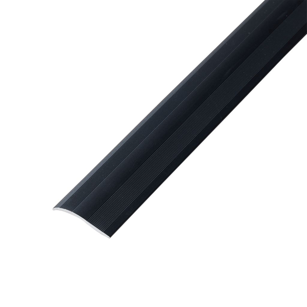Co-pro overgangsprofiel zelfklevend 4 tot 18mm antraciet/zwart