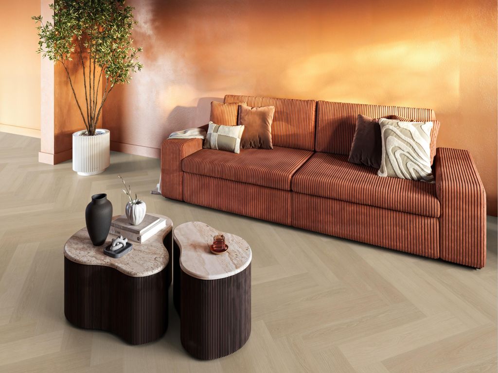 YUP XL Brentford herringbone click SRC natural